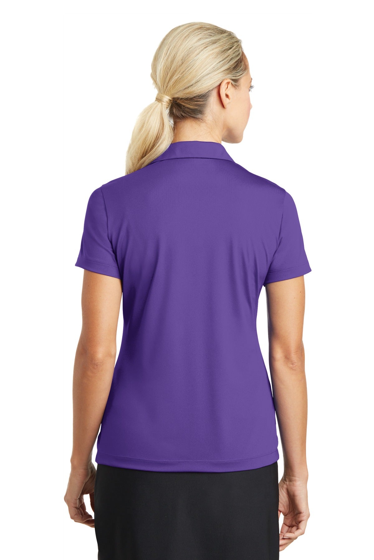 Nike Women's Dri-FIT Vertical Mesh Polo - Court Purple