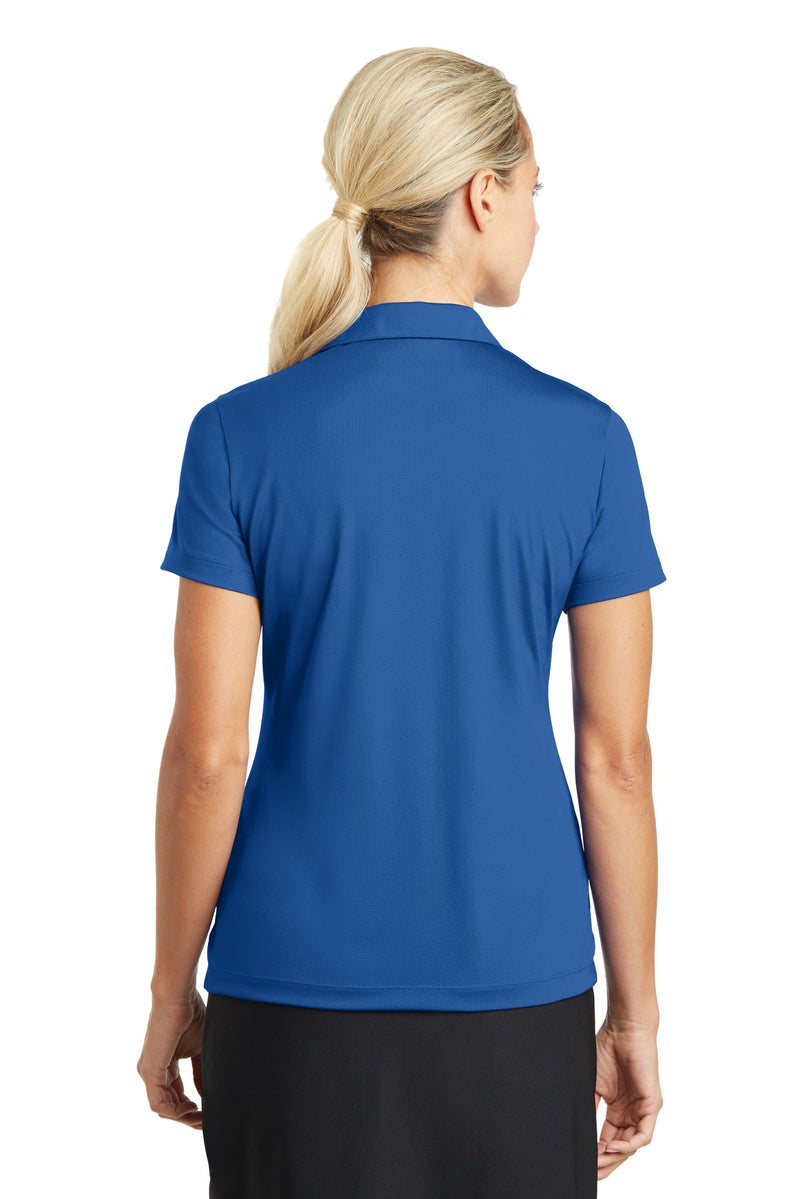 Nike Women's Dri-FIT Vertical Mesh Polo - Gym Blue