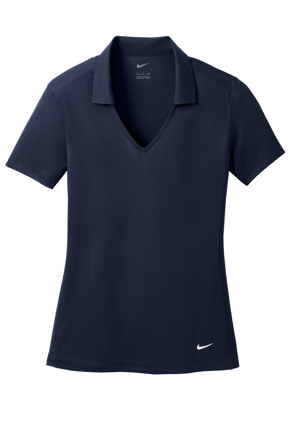 Nike Women's Dri-FIT Vertical Mesh Polo - Marine