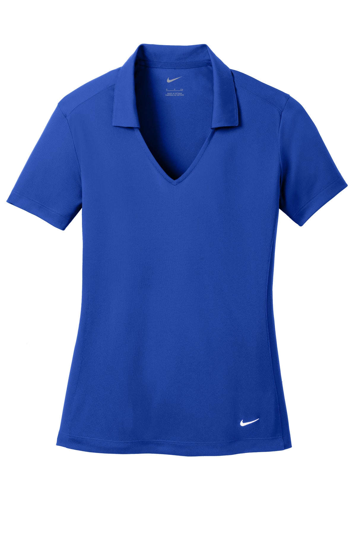 Nike Women's Dri-FIT Vertical Mesh Polo - Old Royal