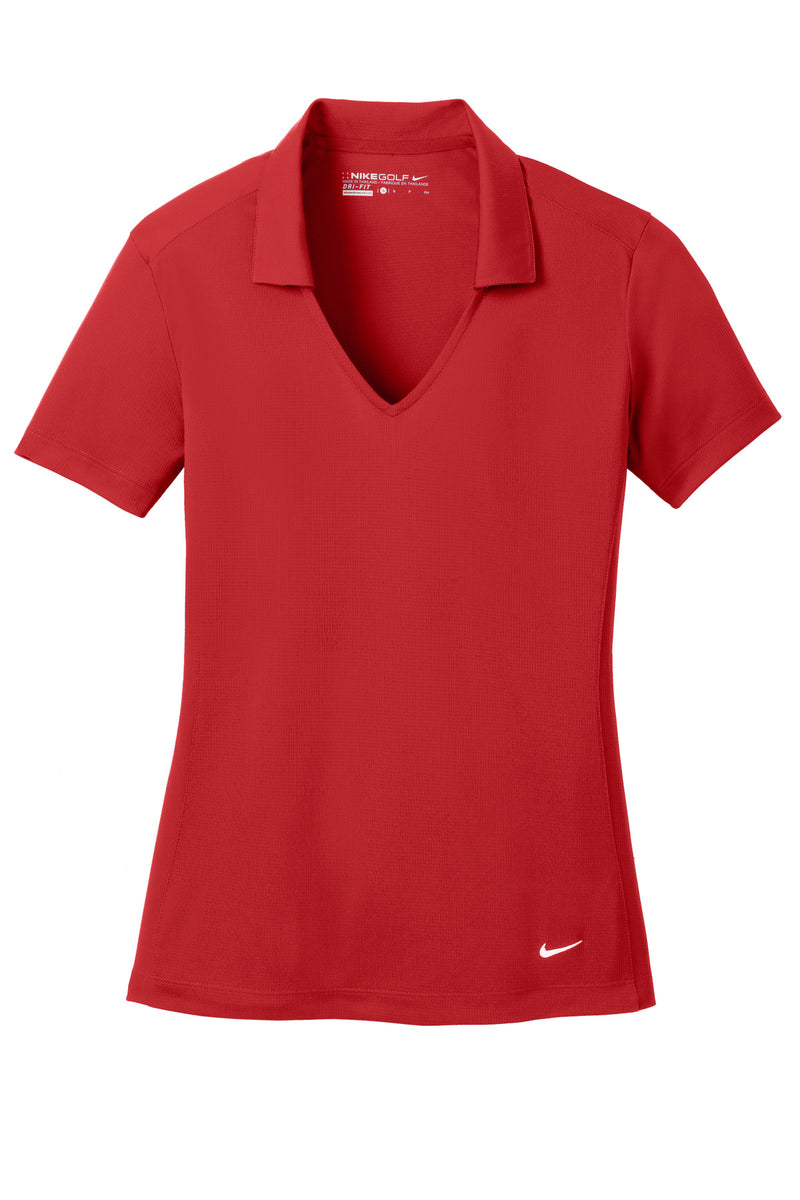Nike Women's Dri-FIT Vertical Mesh Polo - University Red
