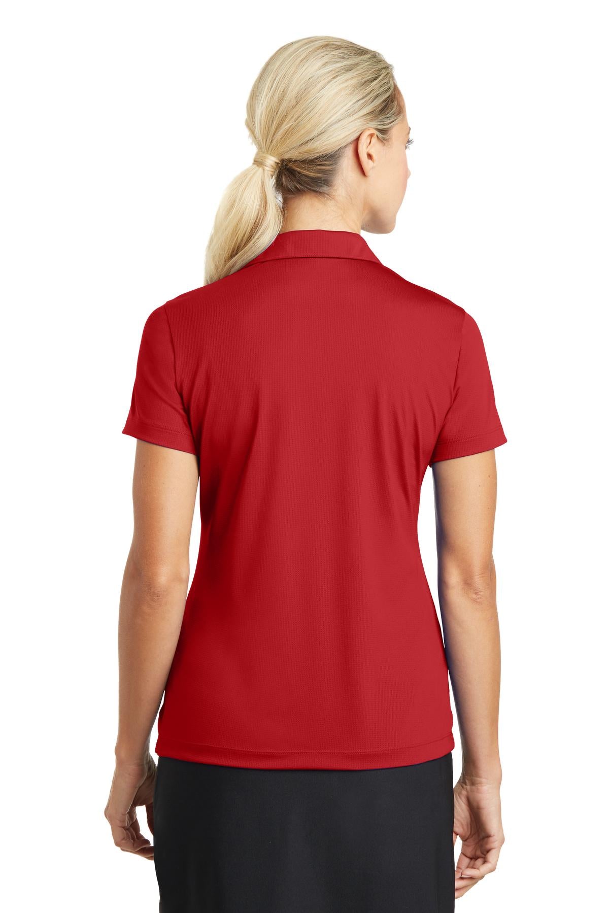 Nike Women's Dri-FIT Vertical Mesh Polo - University Red