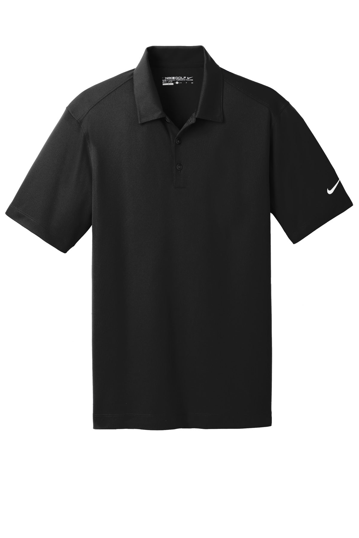 Nike Dri-FIT Vertical Mesh Polo - Black