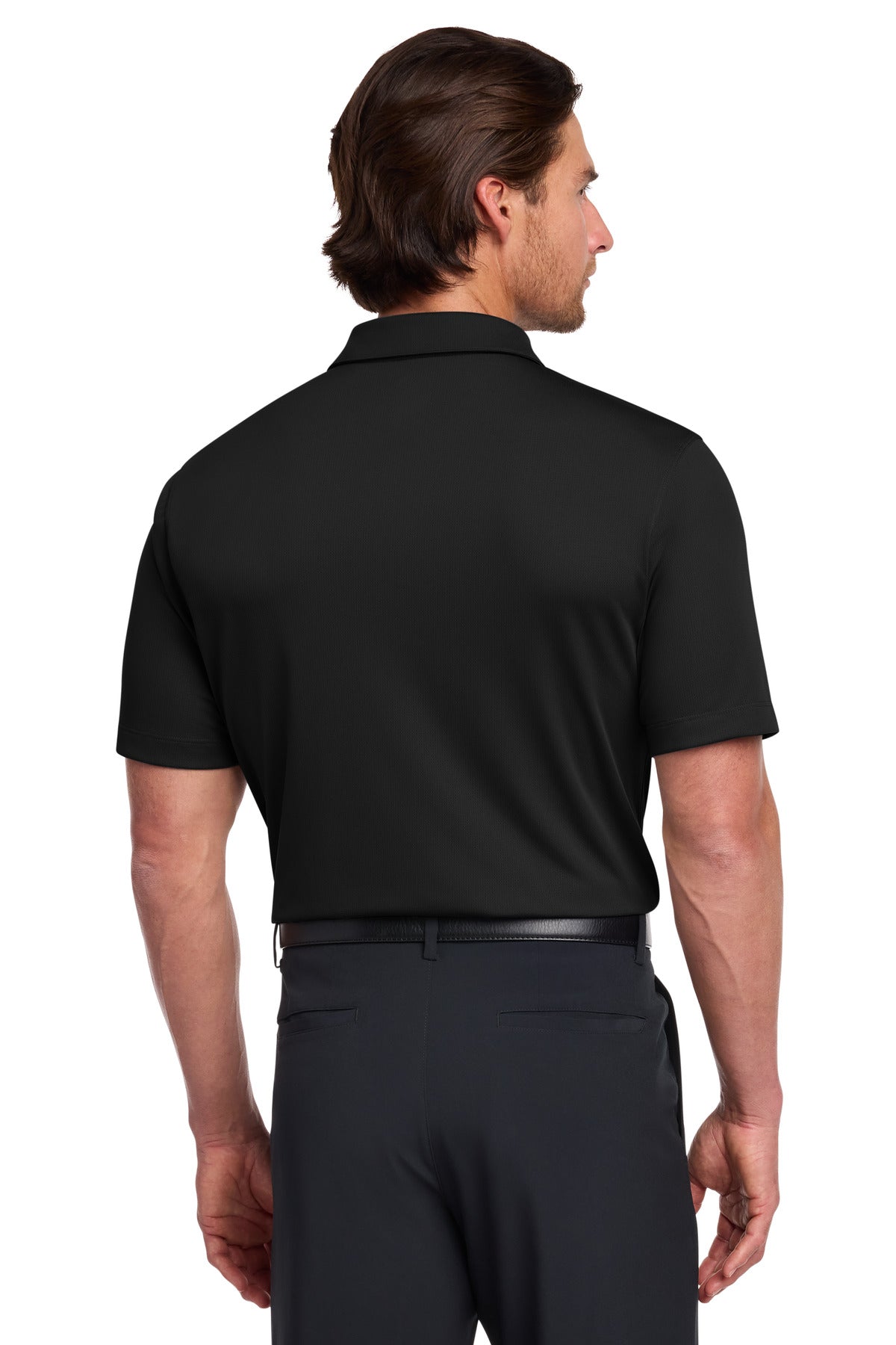 Nike Dri-FIT Vertical Mesh Polo - Black