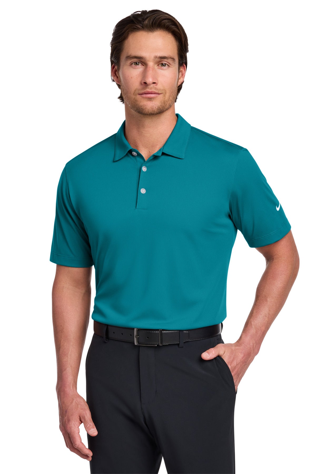 Nike Dri-FIT Vertical Mesh Polo - Blustery