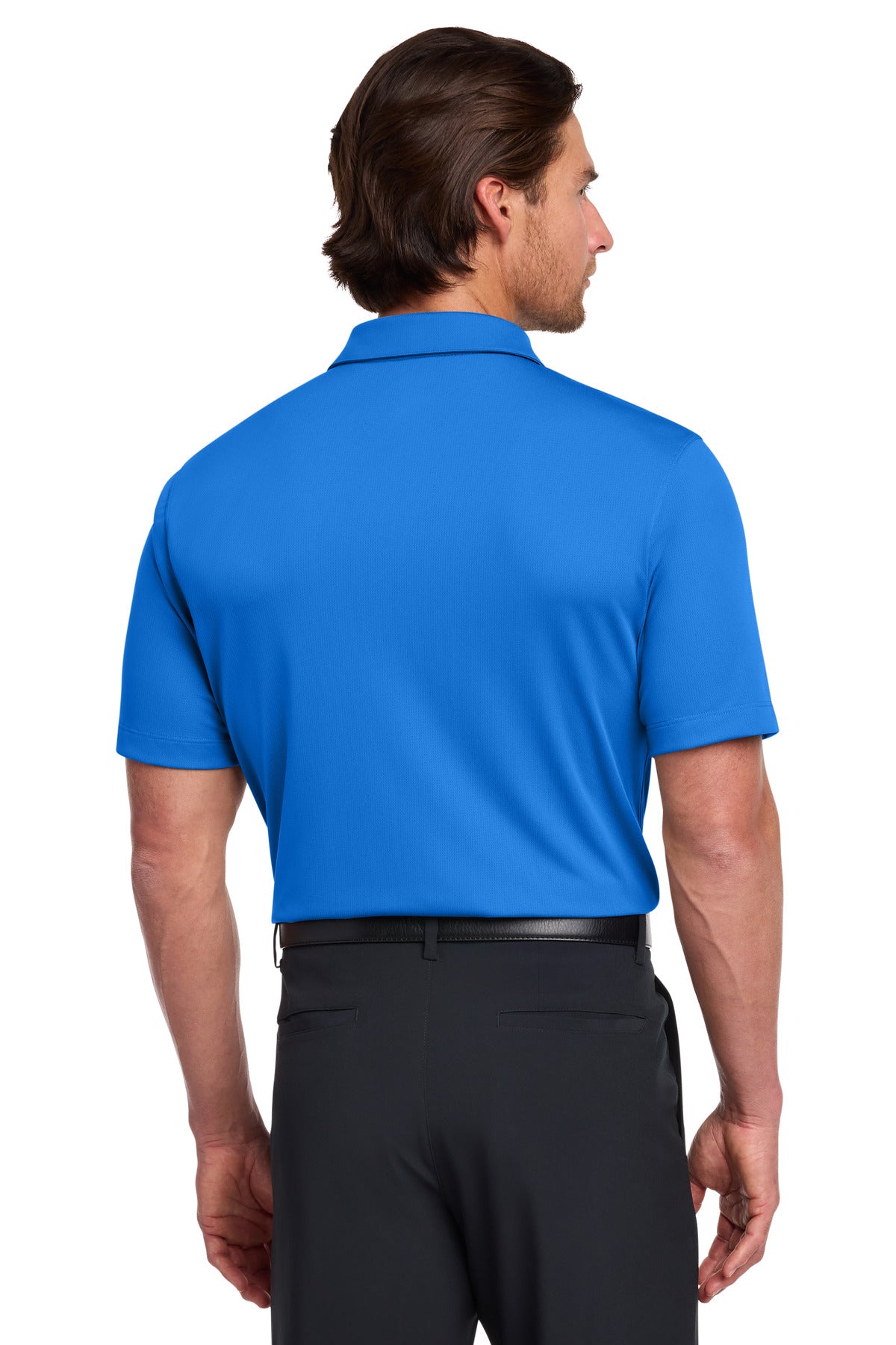 Nike Dri-FIT Vertical Mesh Polo - Brisk Blue