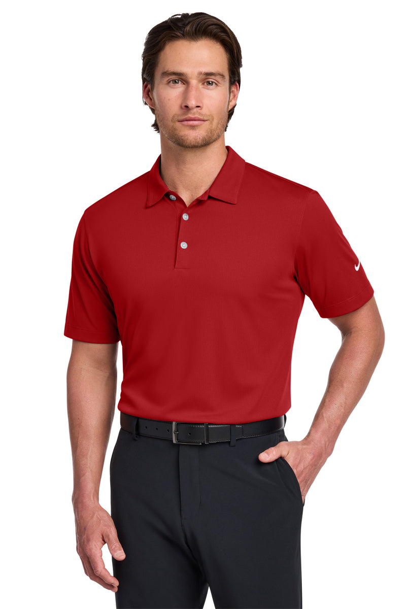 Nike Dri-FIT Vertical Mesh Polo - University Red