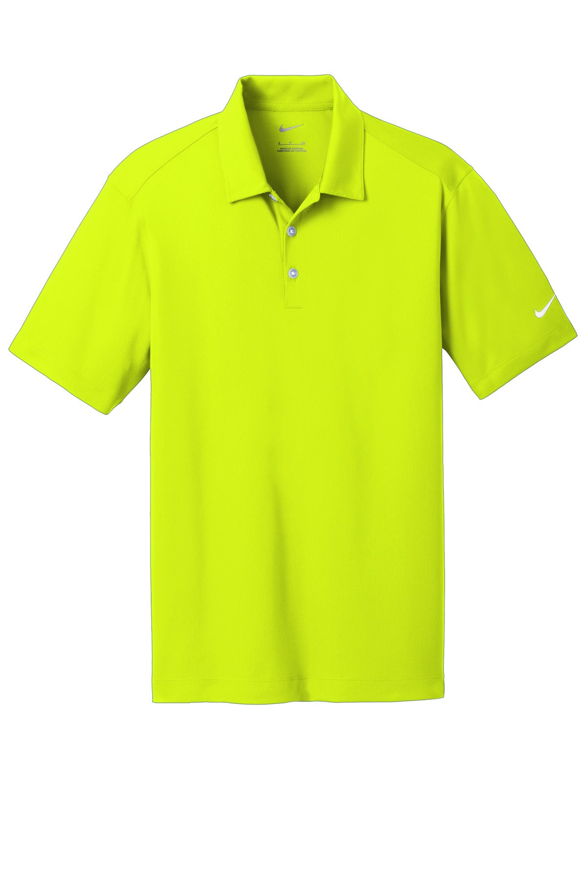 Nike Dri-FIT Vertical Mesh Polo - Volt
