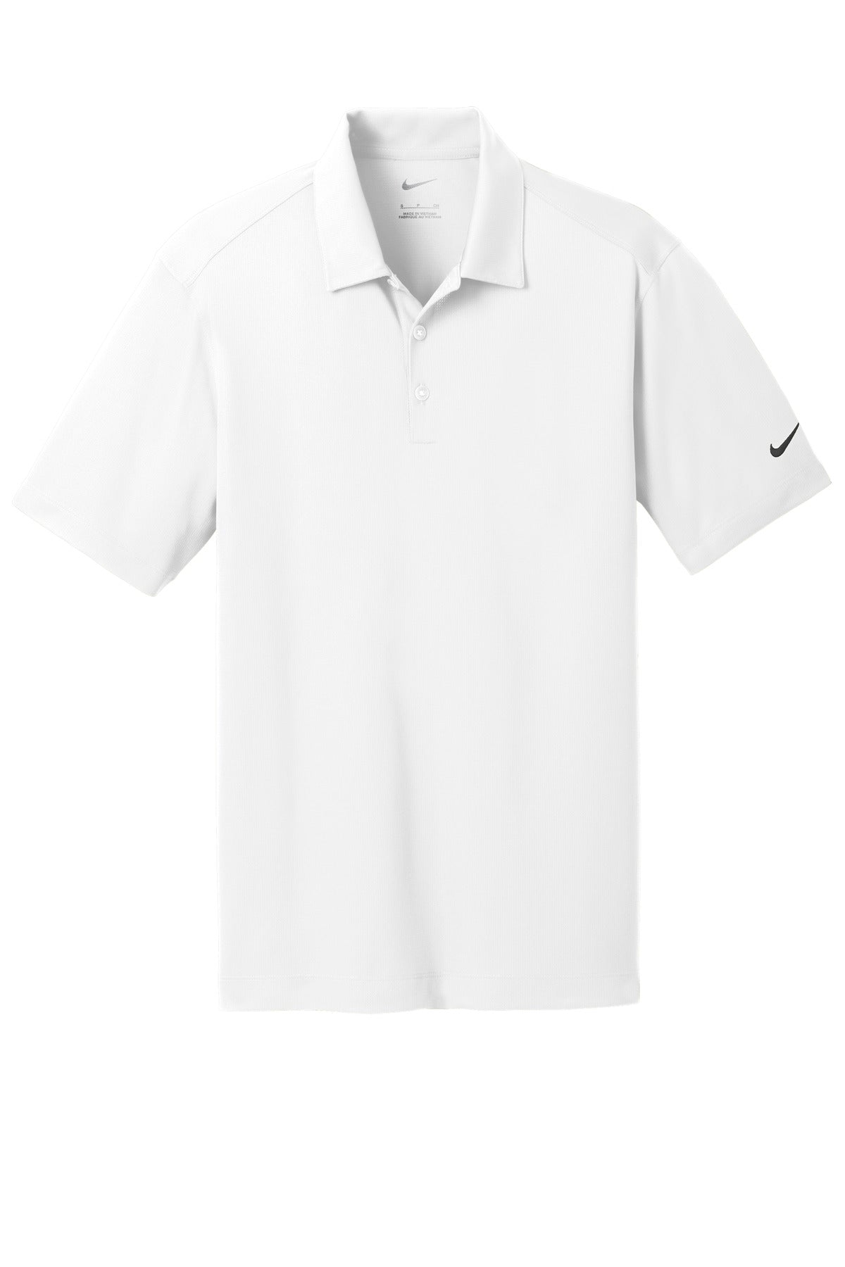 Nike Dri-FIT Vertical Mesh Polo - White