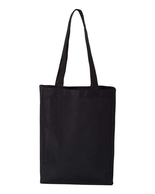 12L Gussetted Shopping Bag - Black