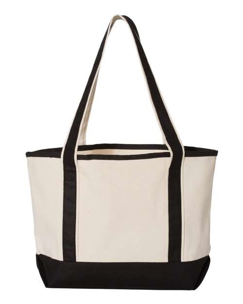 20L Small Deluxe Tote - Natural/ Black
