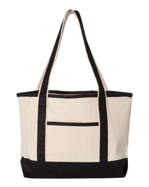 20L Small Deluxe Tote - Natural/ Black