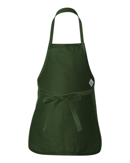 Full-Length Apron with Pouch Pocket - Forest