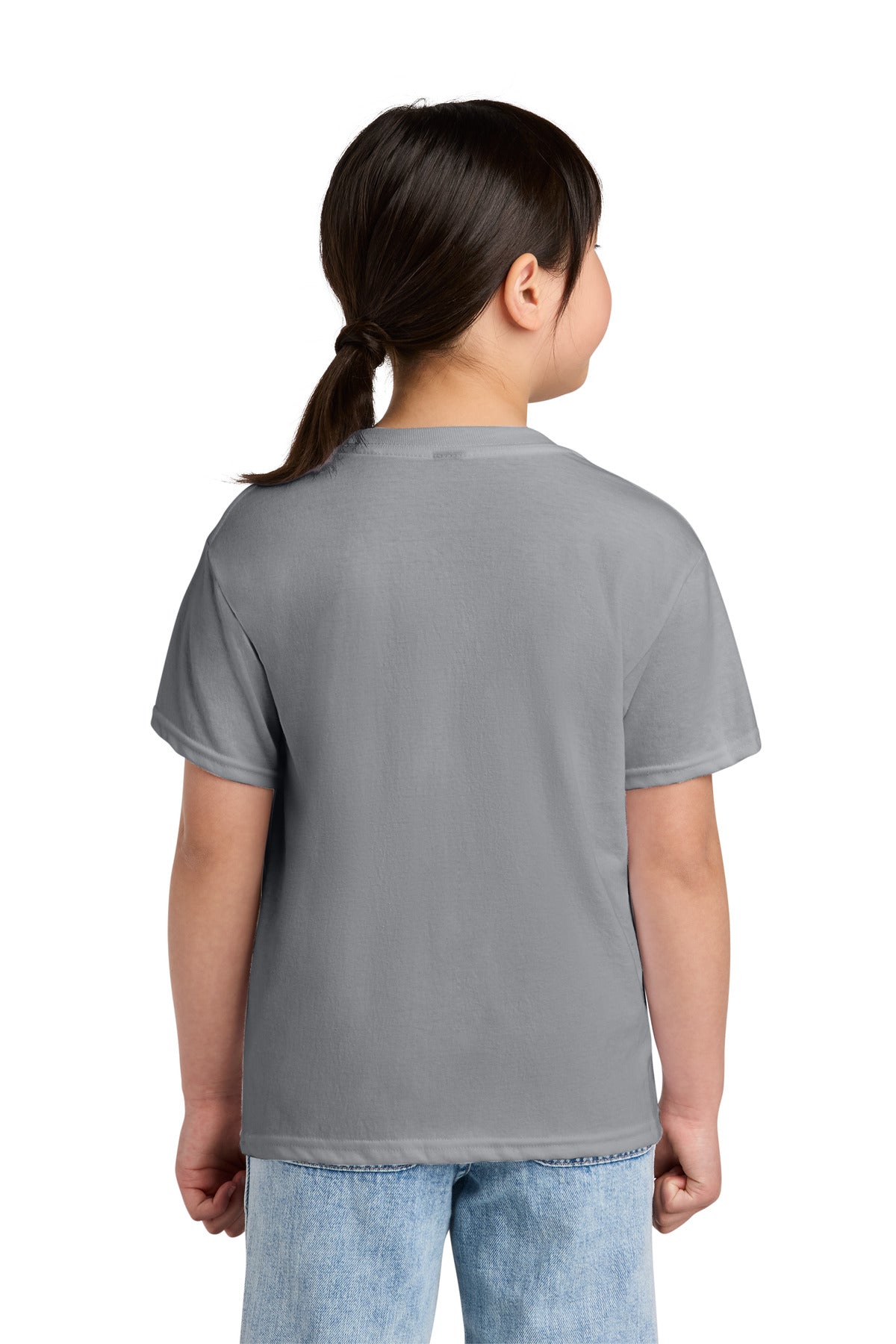 Gildan Youth Softstyle CVC Tee - Cement
