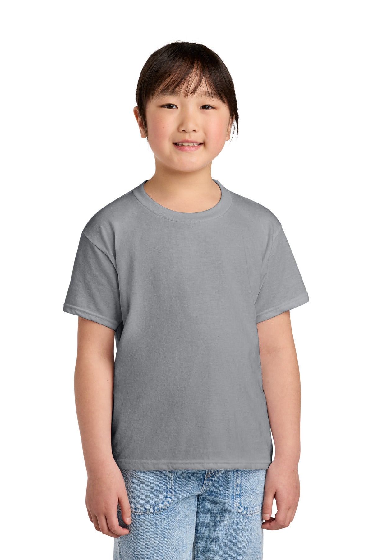 Gildan Youth Softstyle CVC Tee - Cement