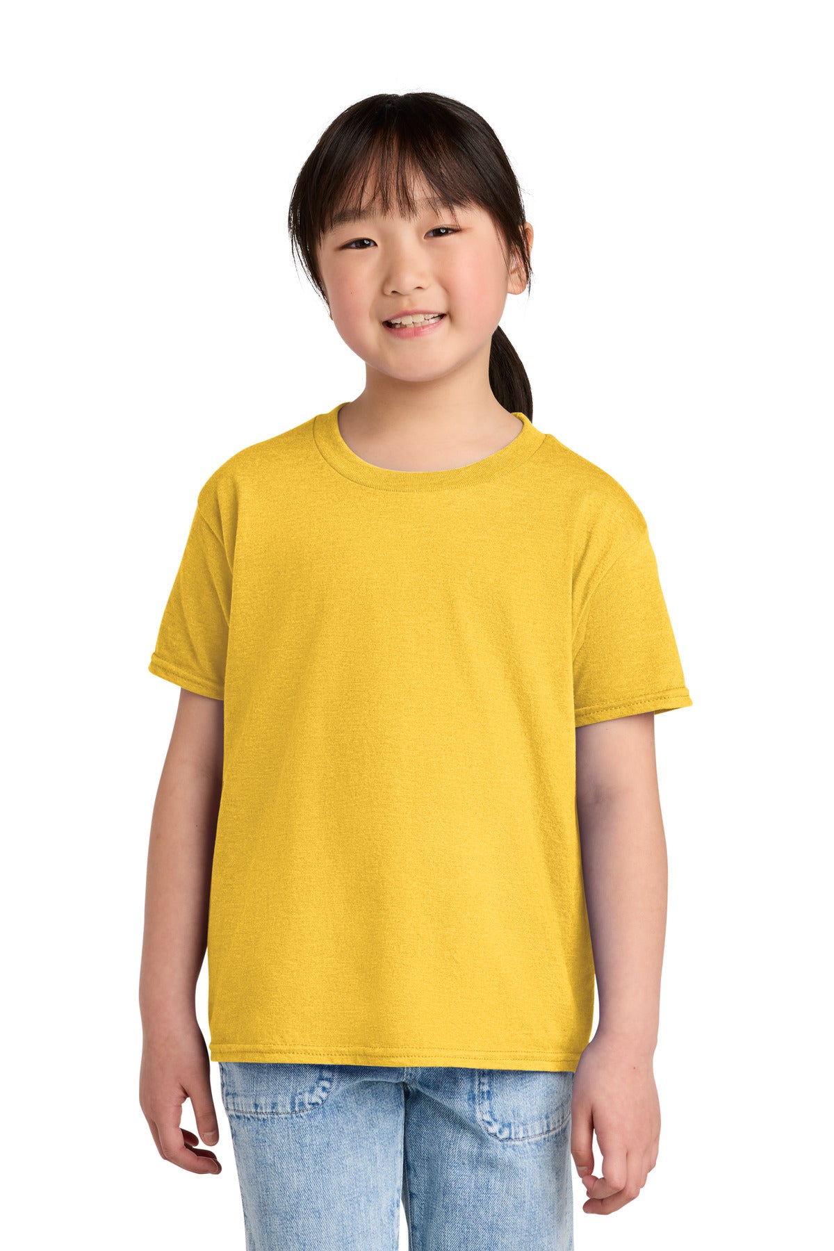 Gildan Youth Softstyle CVC Tee - Daisy Mist