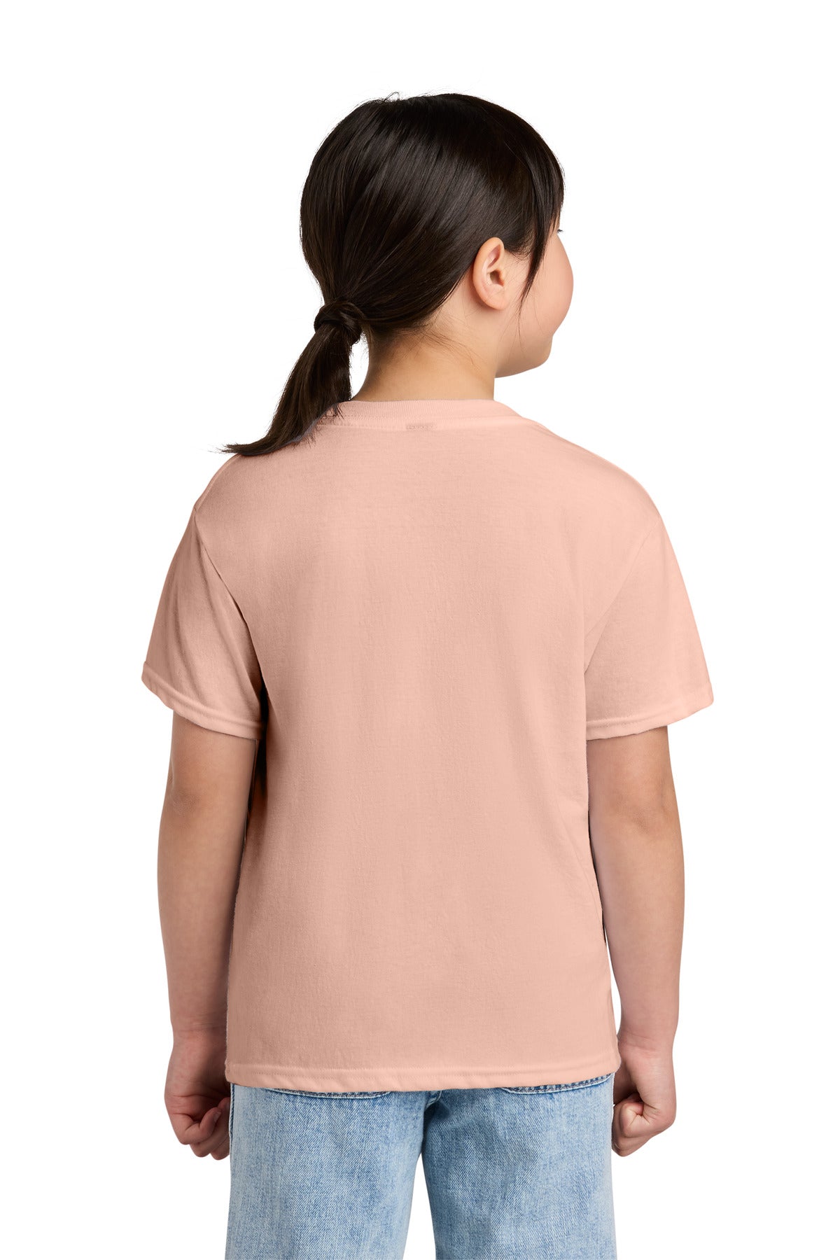 Gildan Youth Softstyle CVC Tee - Dusty Rose