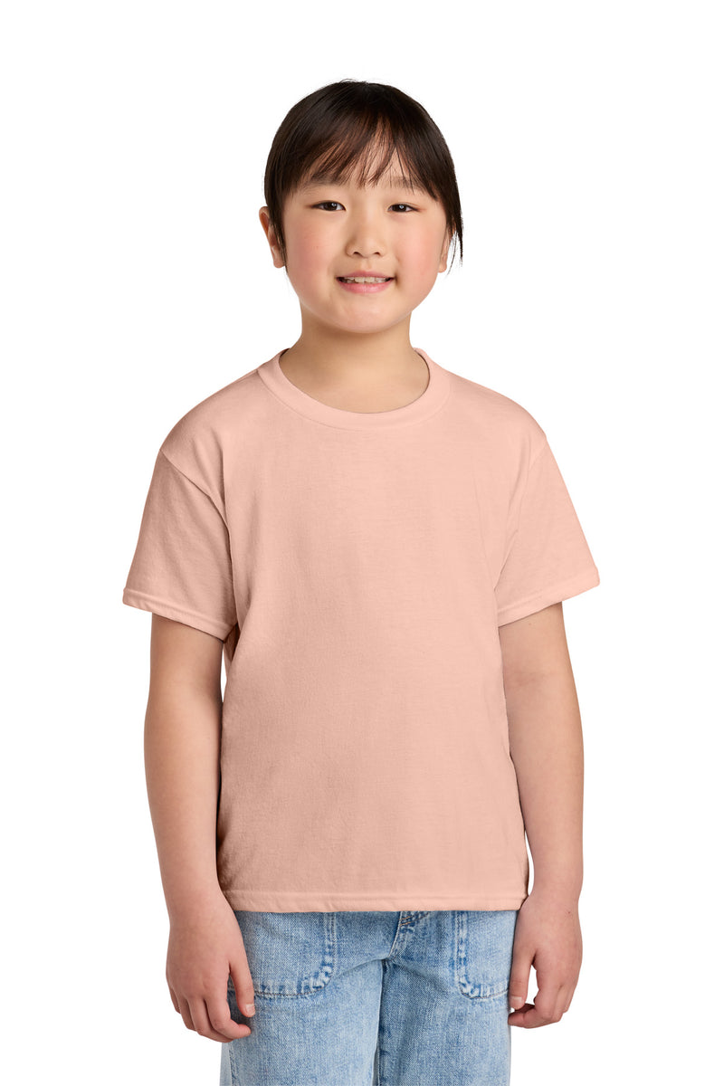 Gildan Youth Softstyle CVC Tee - Dusty Rose