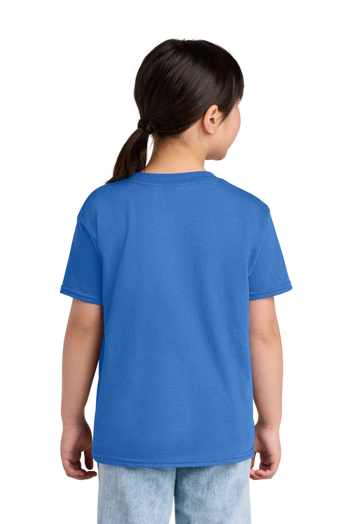 Gildan Youth Softstyle CVC Tee - Royal Mist
