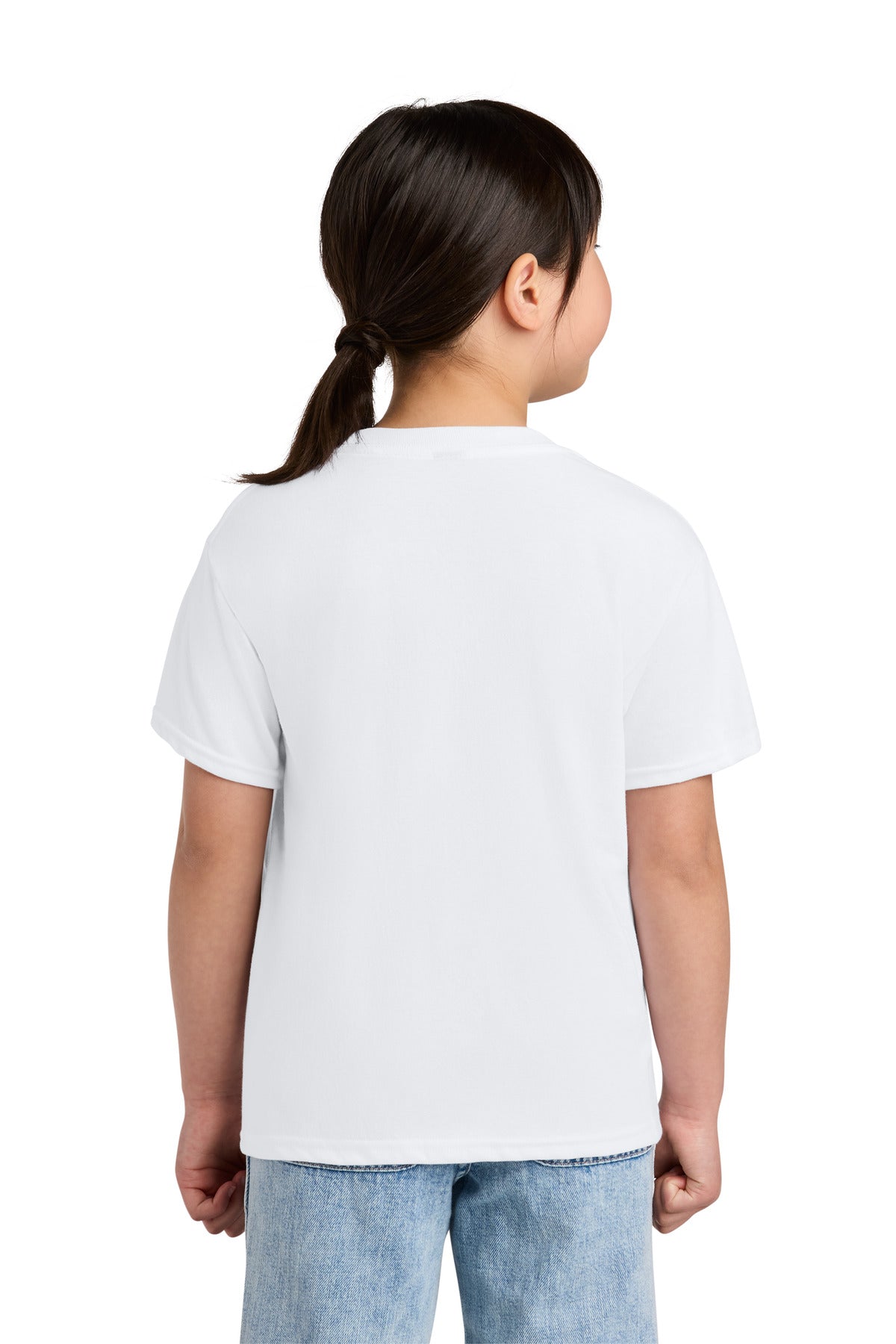 Gildan Youth Softstyle CVC Tee - White