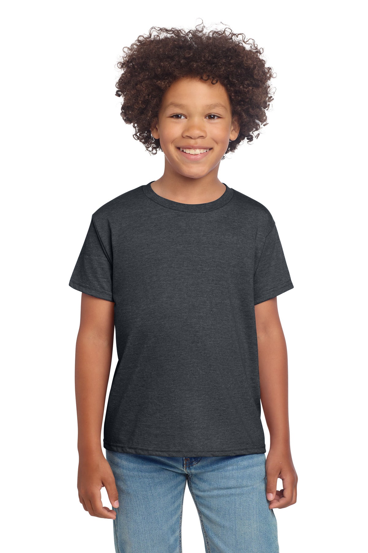 Gildan Youth Softstyle T-Shirt - Dark Heather