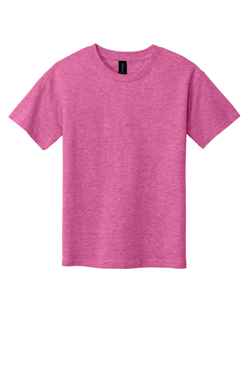 Gildan Youth Softstyle T-Shirt - Heather Heliconia