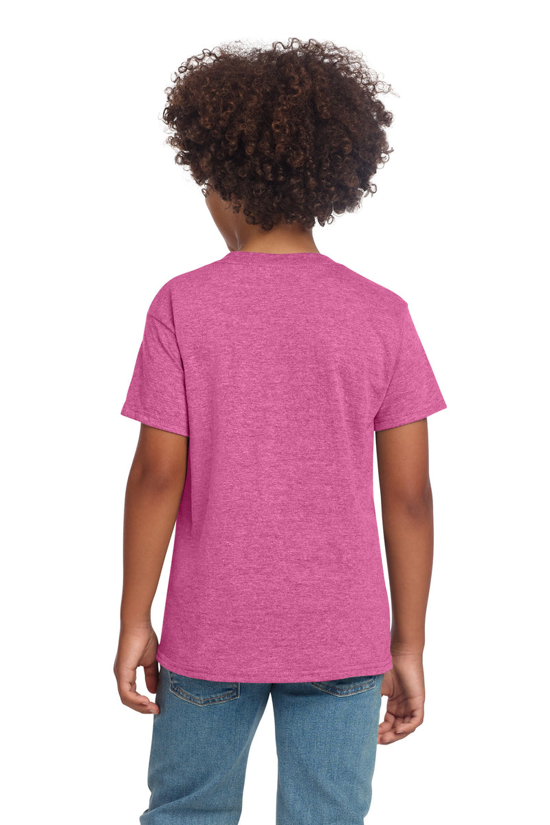 Gildan Youth Softstyle T-Shirt - Heather Heliconia