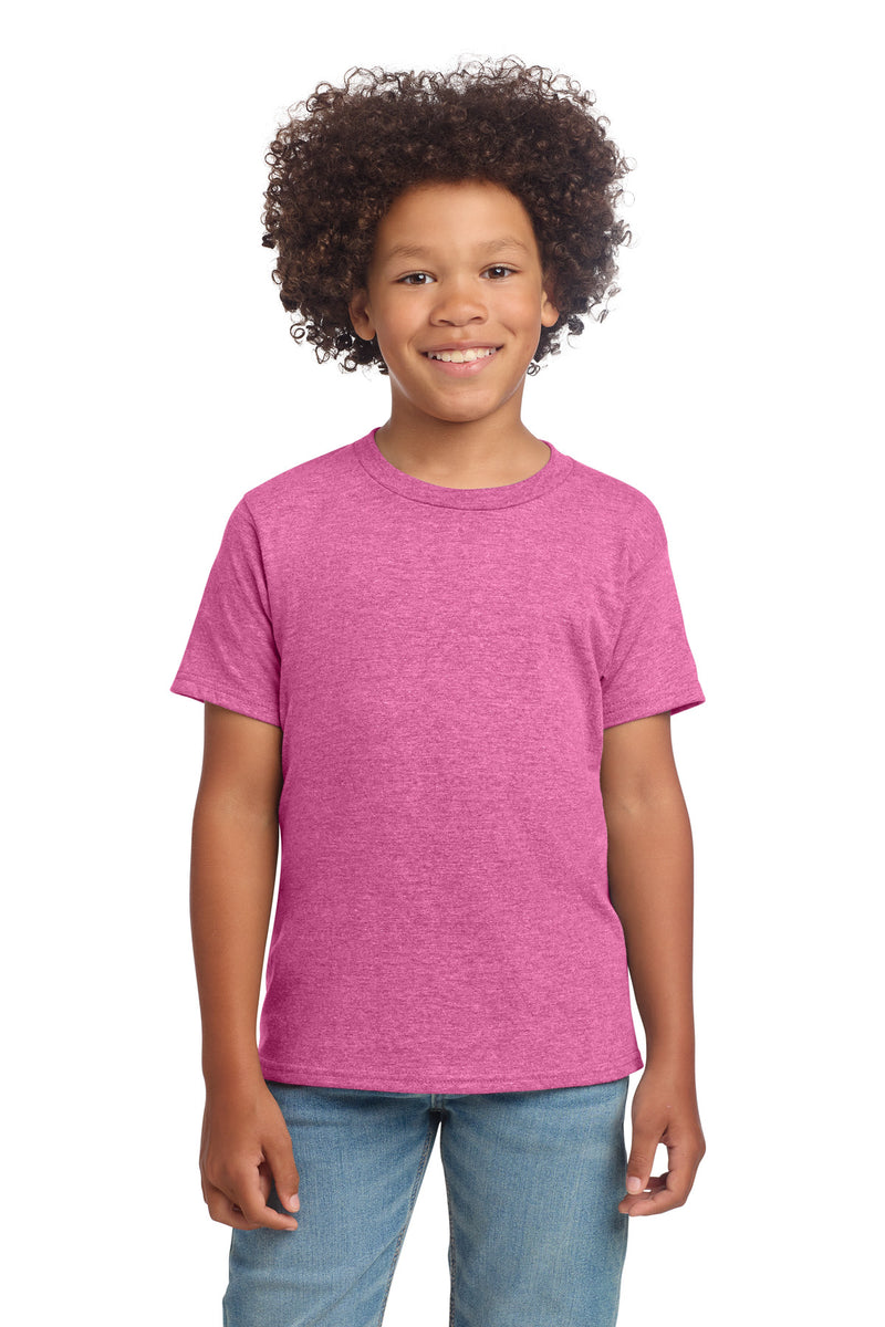 Gildan Youth Softstyle T-Shirt - Heather Heliconia