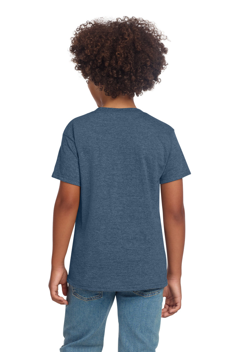 Gildan Youth Softstyle T-Shirt - Heather Indigo