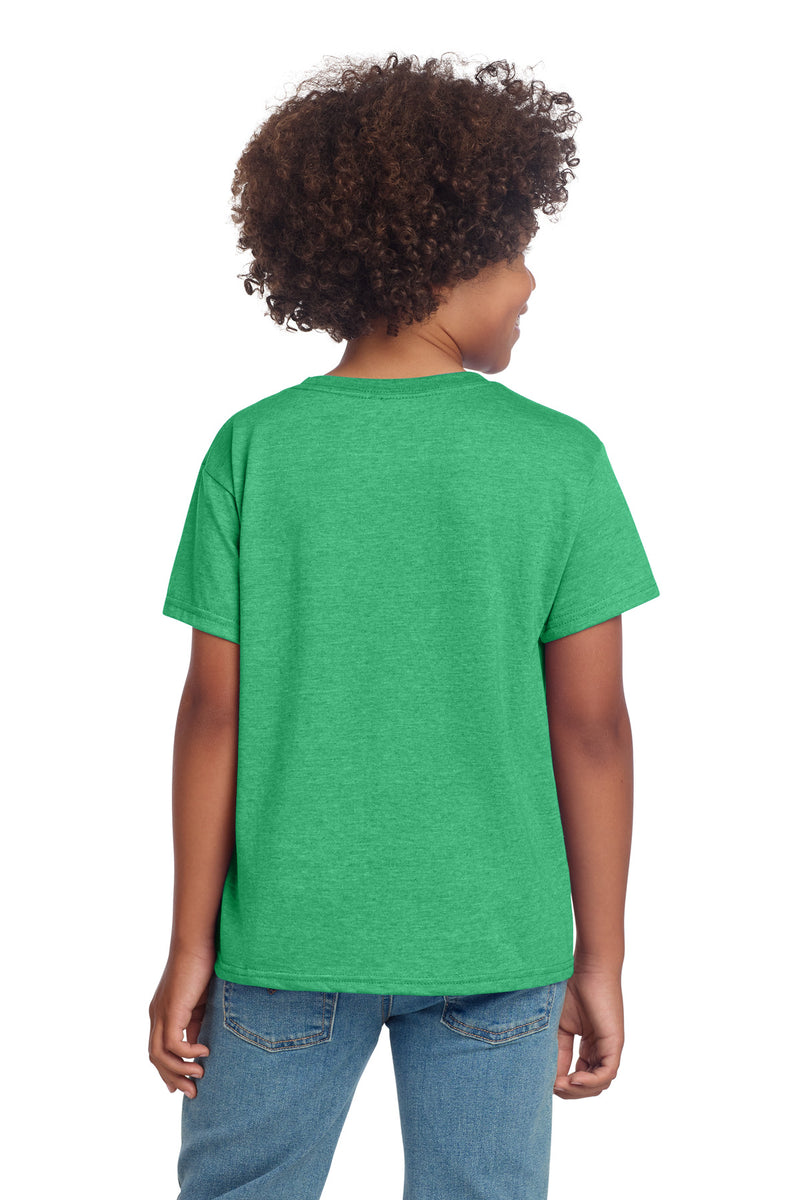 Gildan Youth Softstyle T-Shirt - Heather Irish Green