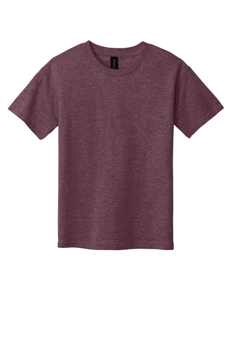 Gildan Youth Softstyle T-Shirt - Heather Maroon