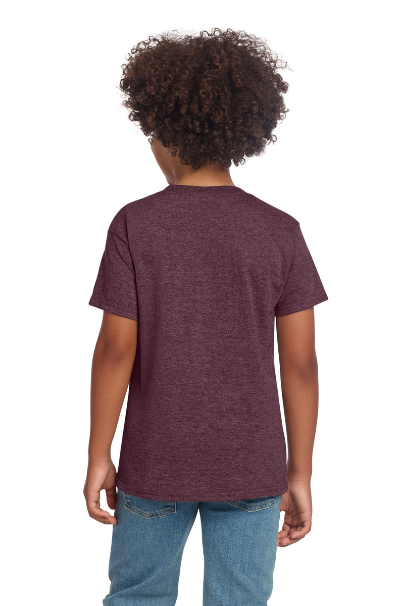 Gildan Youth Softstyle T-Shirt - Heather Maroon