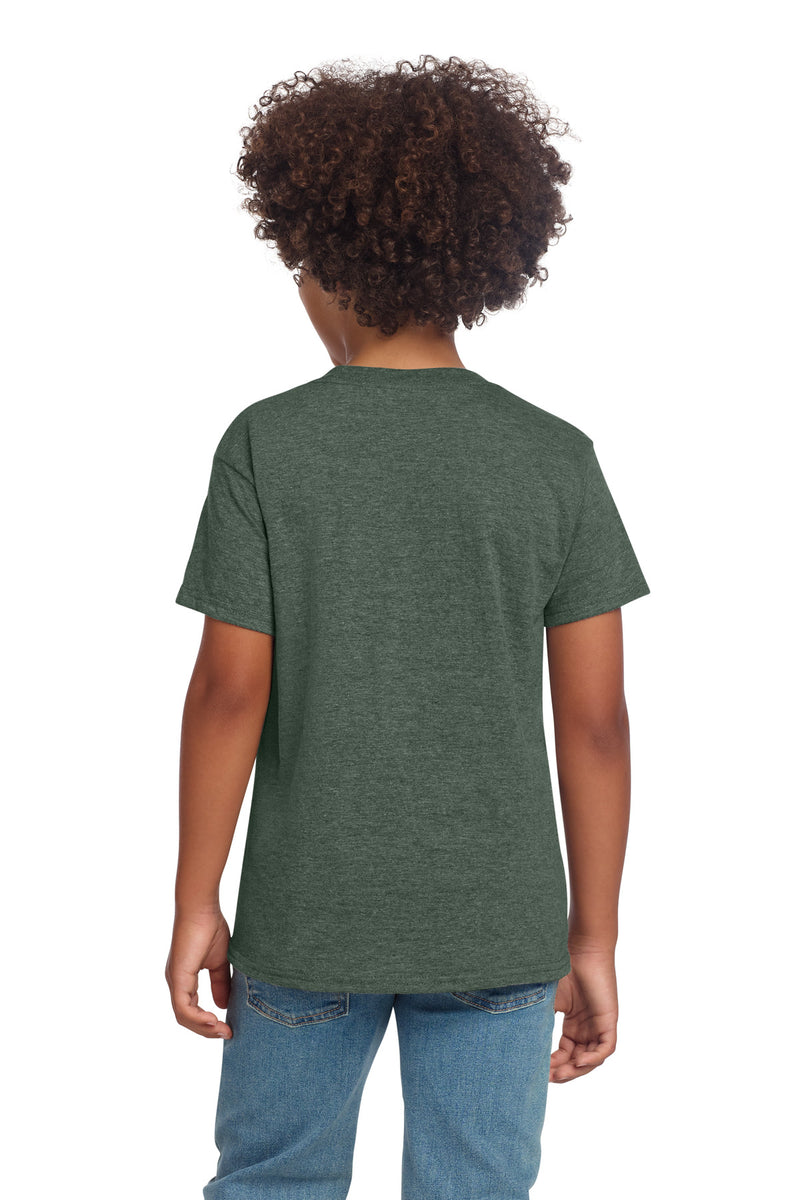 Gildan Youth Softstyle T-Shirt - Heather Military Green