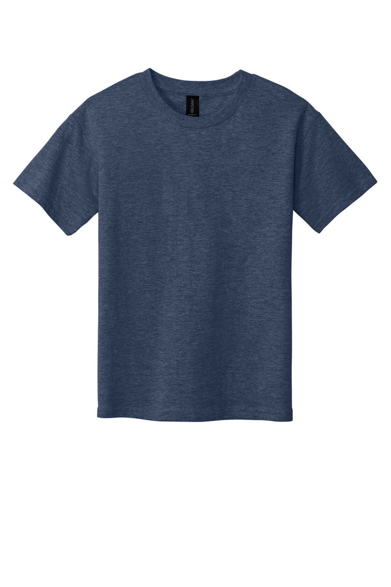 Gildan Youth Softstyle T-Shirt - Heather Navy