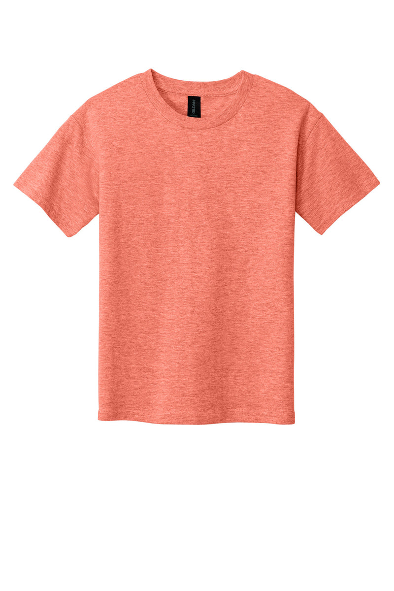 Gildan Youth Softstyle T-Shirt - Heather Orange