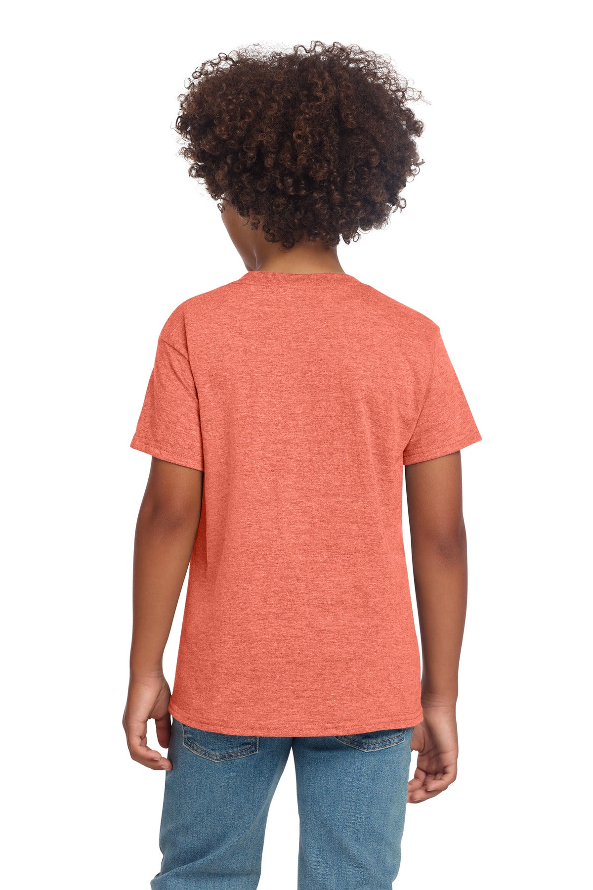 Gildan Youth Softstyle T-Shirt - Heather Orange