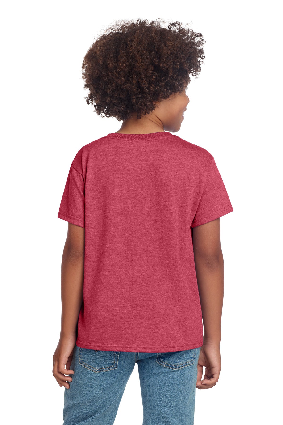 Gildan Youth Softstyle T-Shirt - Heather Red