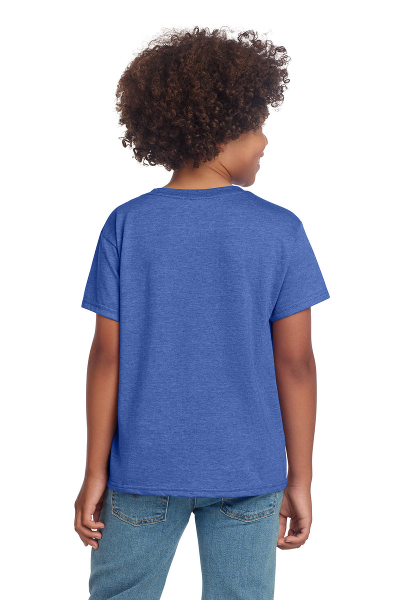 Gildan Youth Softstyle T-Shirt - Heather Royal