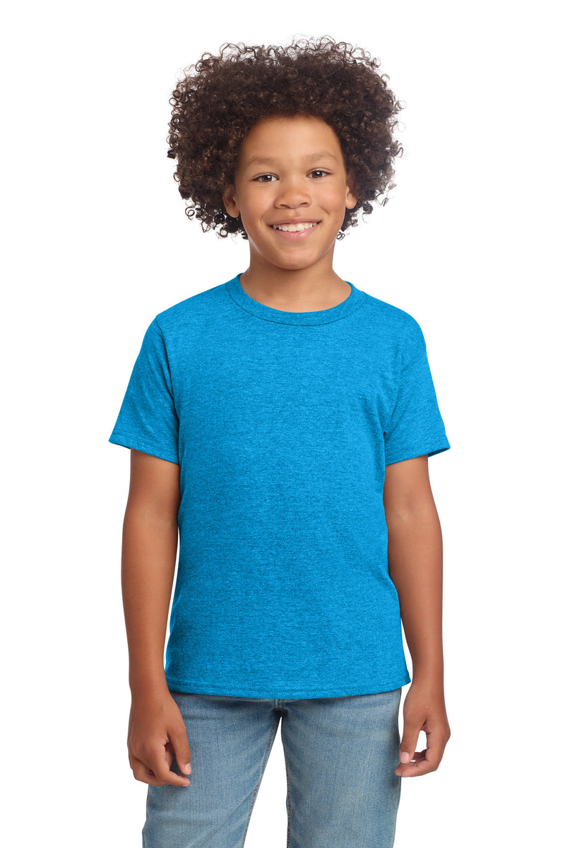 Gildan Youth Softstyle T-Shirt - Heather Sapphire