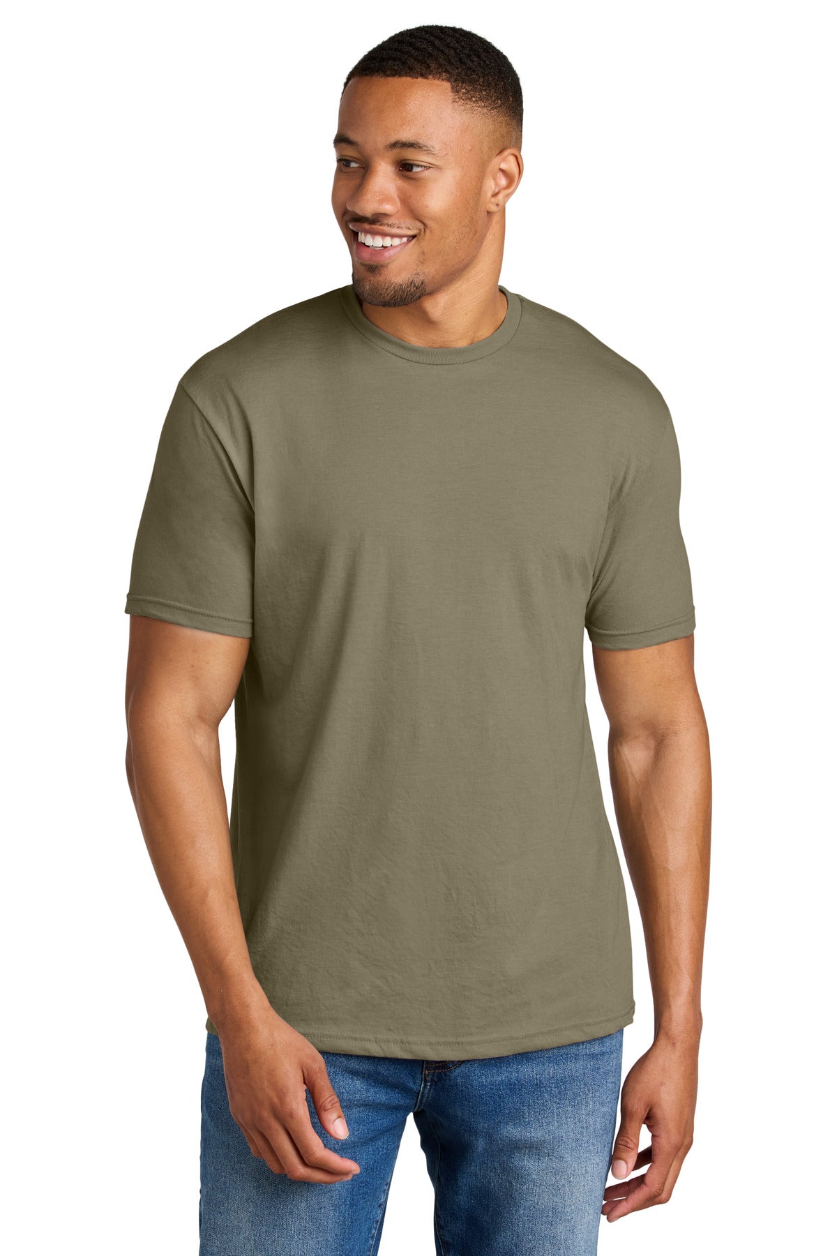 Gildan Softstyle CVC Tee - Dune Mist