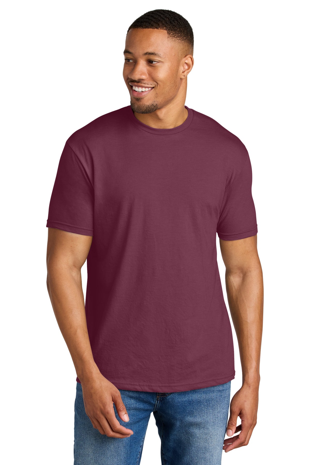 Gildan Softstyle CVC Tee - Maroon Mist