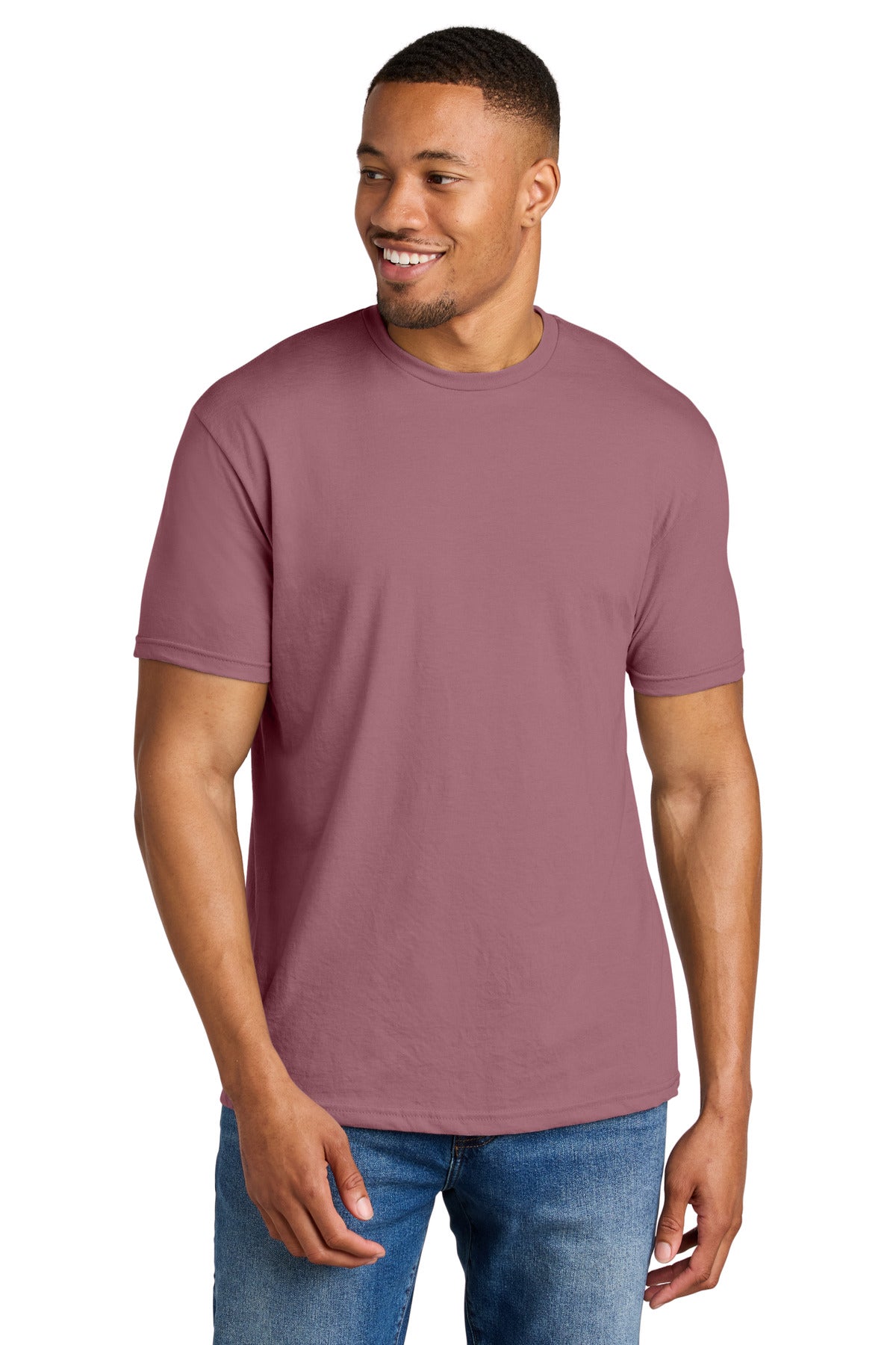 Gildan Softstyle CVC Tee - Plumrose