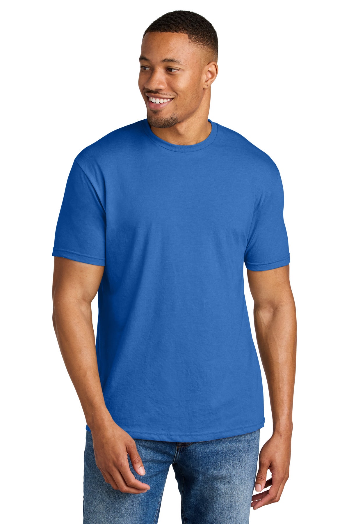 Gildan Softstyle CVC Tee - Royal Mist
