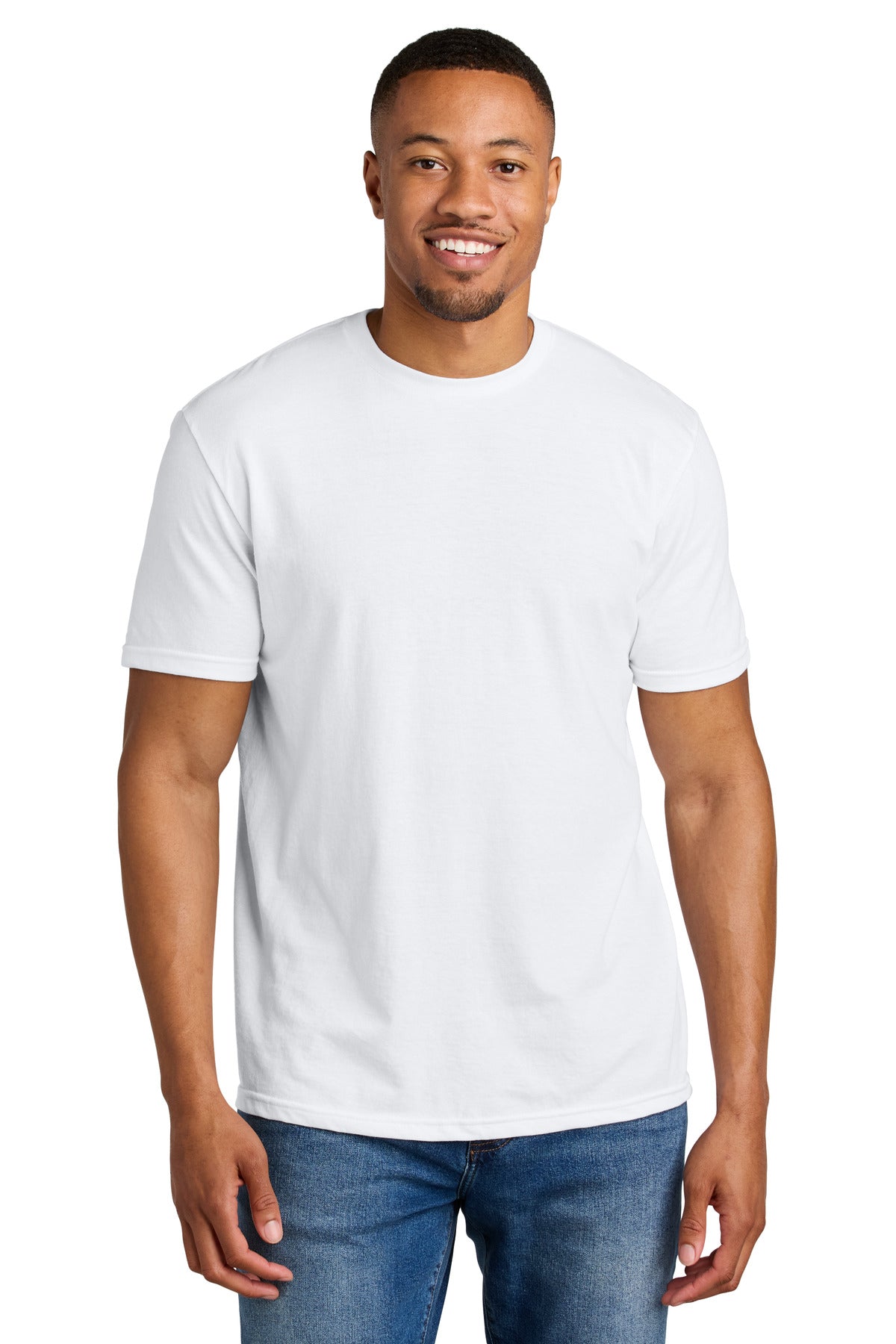 Gildan Softstyle CVC Tee - White