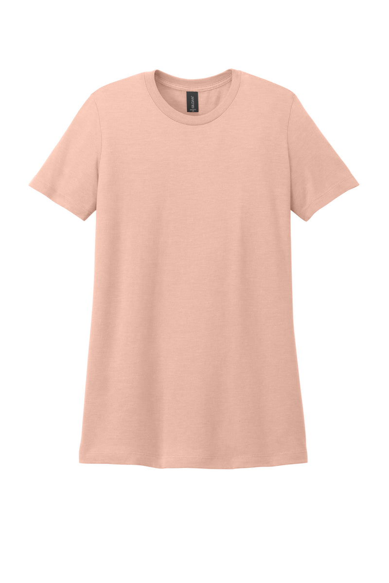 Gildan Softstyle Women's CVC T-Shirt - Dusty Rose