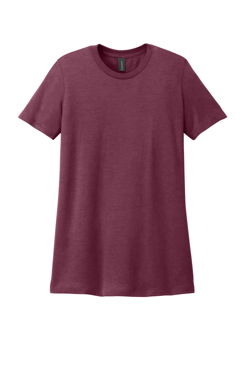 Gildan Softstyle Women's CVC T-Shirt - Maroon Mist