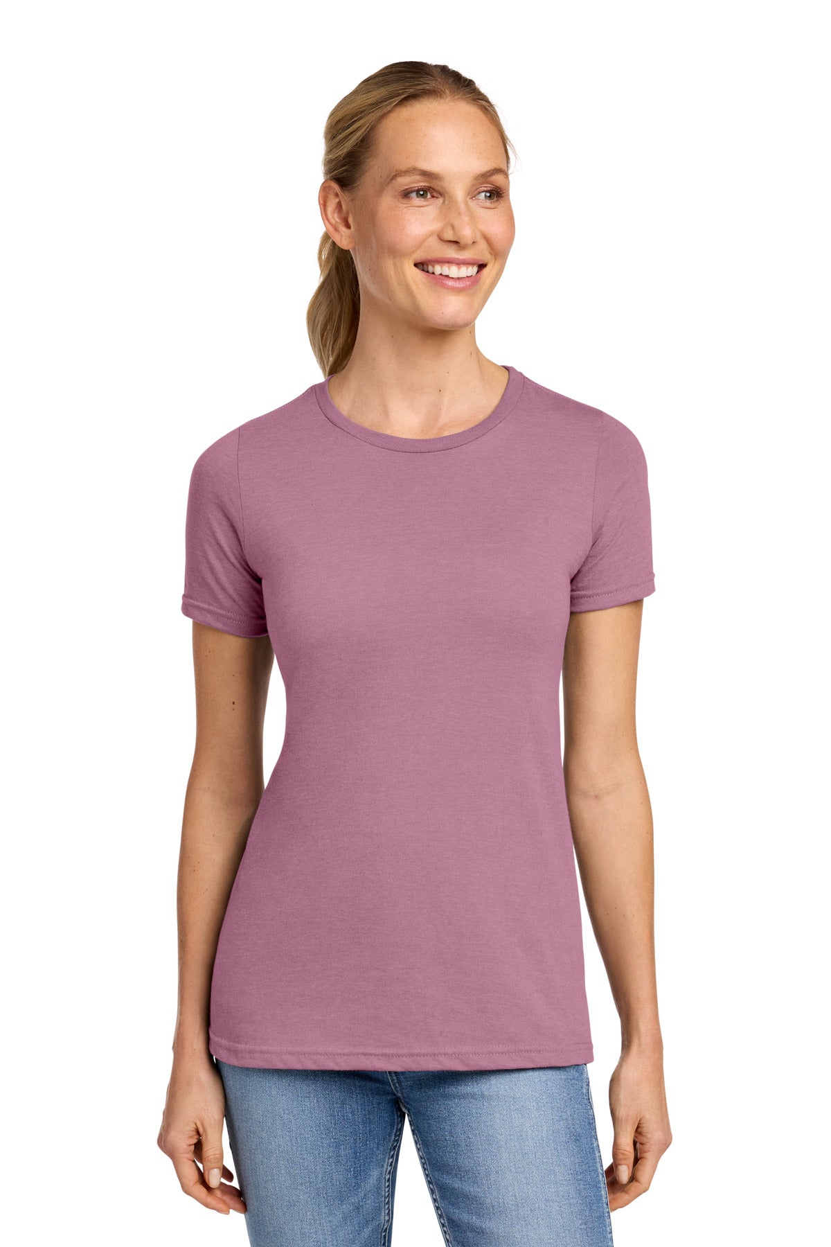 Gildan Softstyle Women's CVC T-Shirt - Plumrose