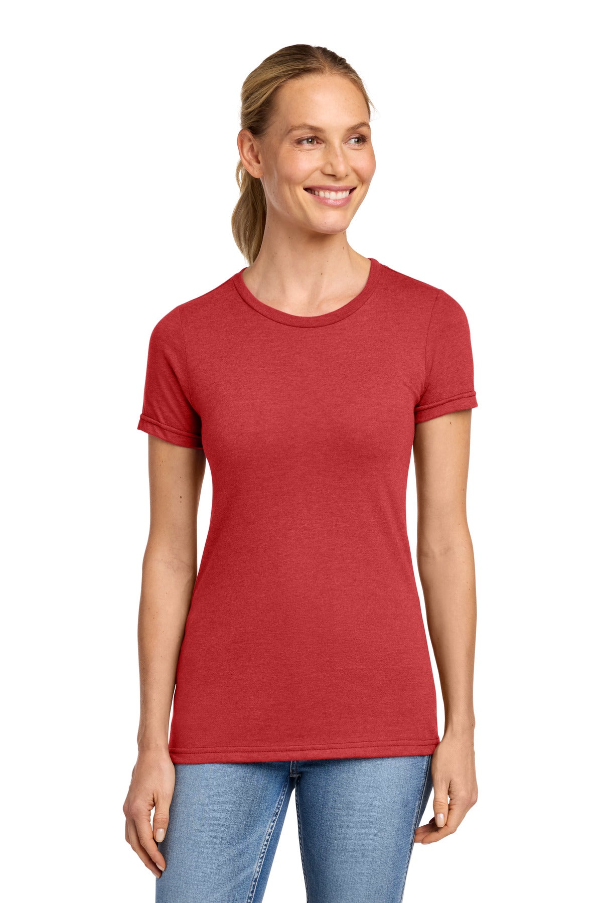 Gildan Softstyle Women's CVC T-Shirt - Red Mist