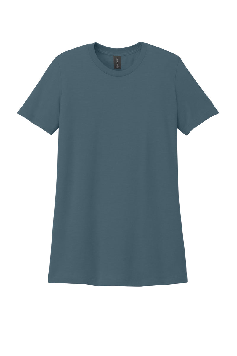 Gildan Softstyle Women's CVC T-Shirt - Steel Blue