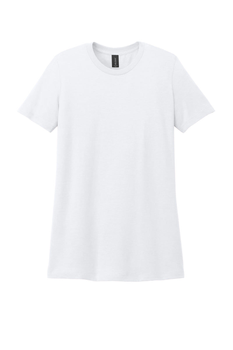 Gildan Softstyle Women's CVC T-Shirt - White